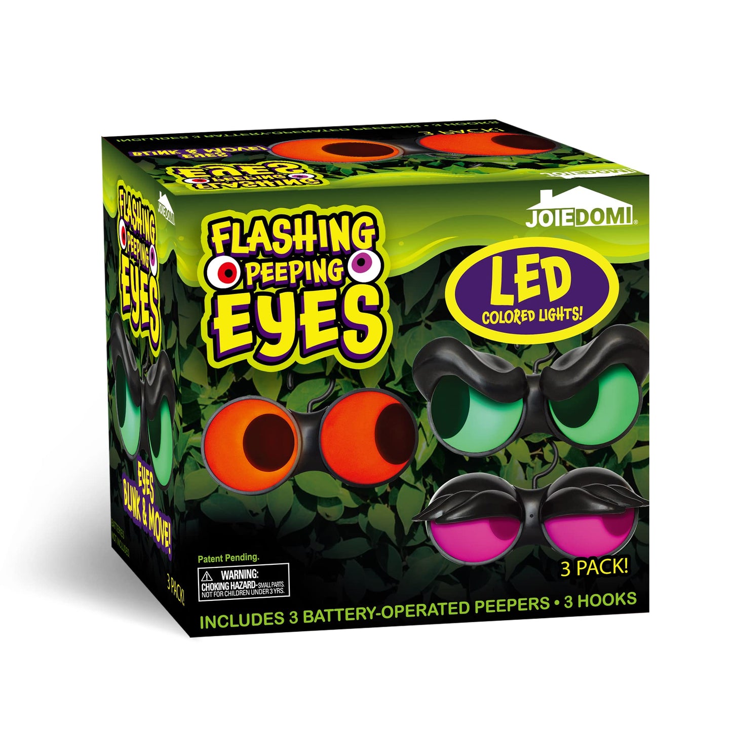 Joiedomi 3-Pack Flashing Peeping Eyes Lights