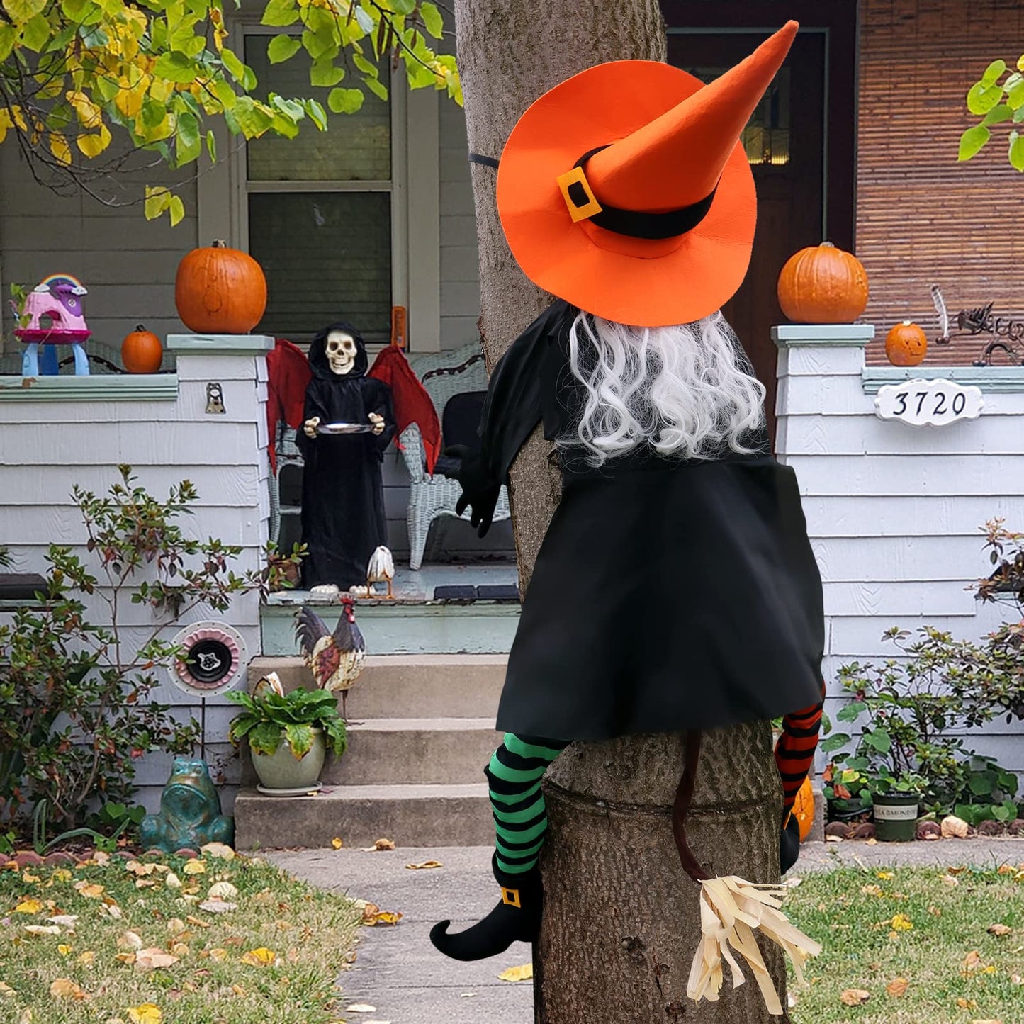 POPGIFTU 64" Crashing Witch into Tree