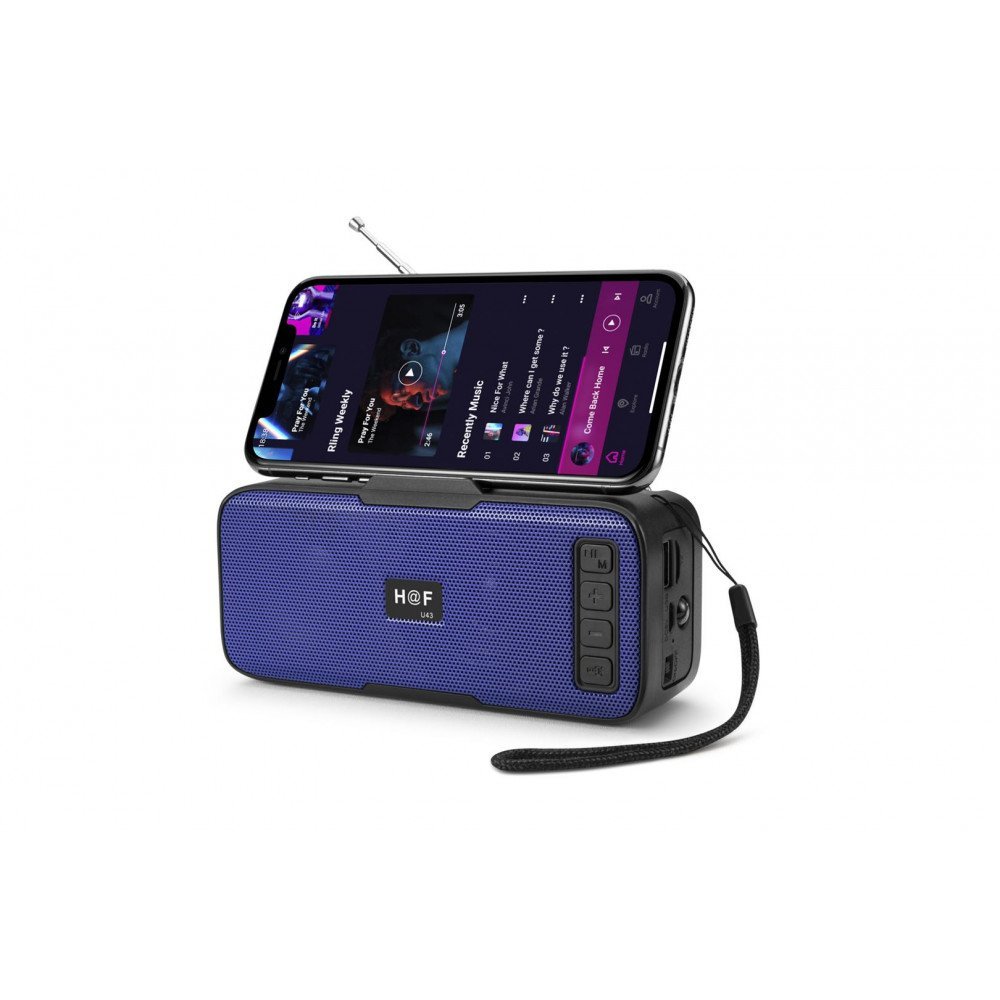 Portable Bluetooth Speaker with Solar Charging and Outdoor Light - Raifaonline