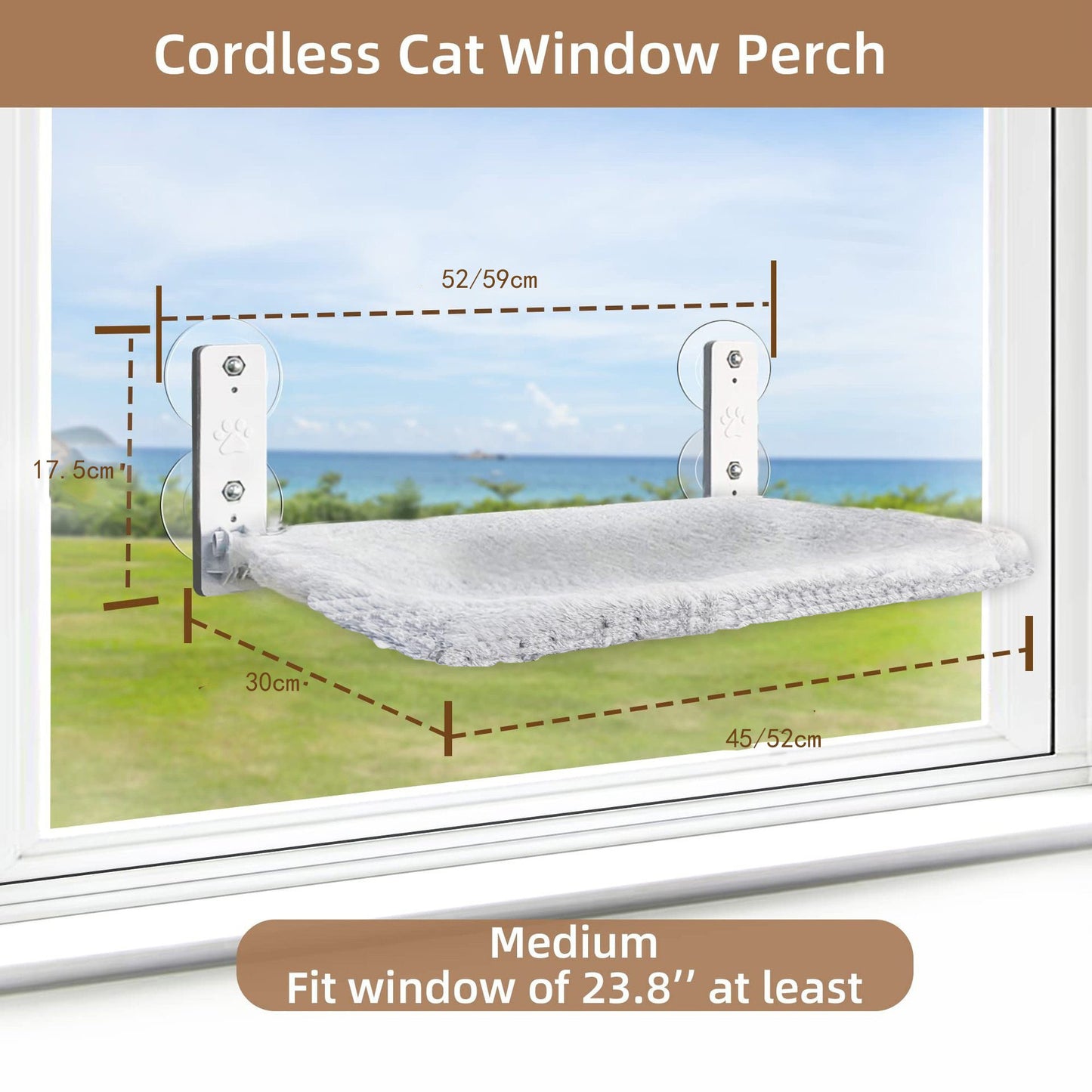 Cordless Cat Window Hammock - Raifaonline