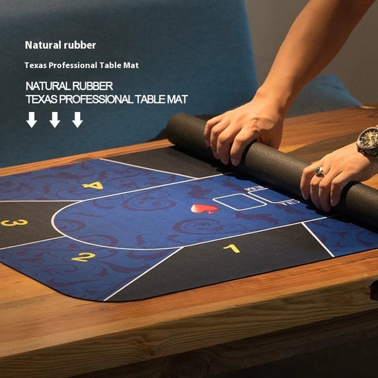 Texas Poker Tablecloth Thickened Overlock Rubber Desk Mat - Raifaonline