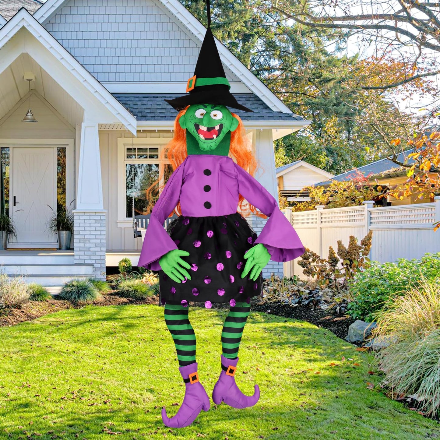 POPGIFTU 64" Crashing Witch into Tree