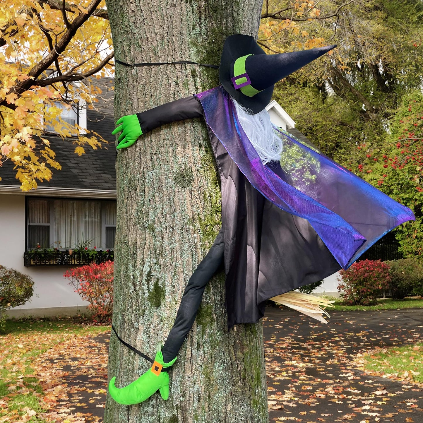 POPGIFTU 64" Crashing Witch into Tree
