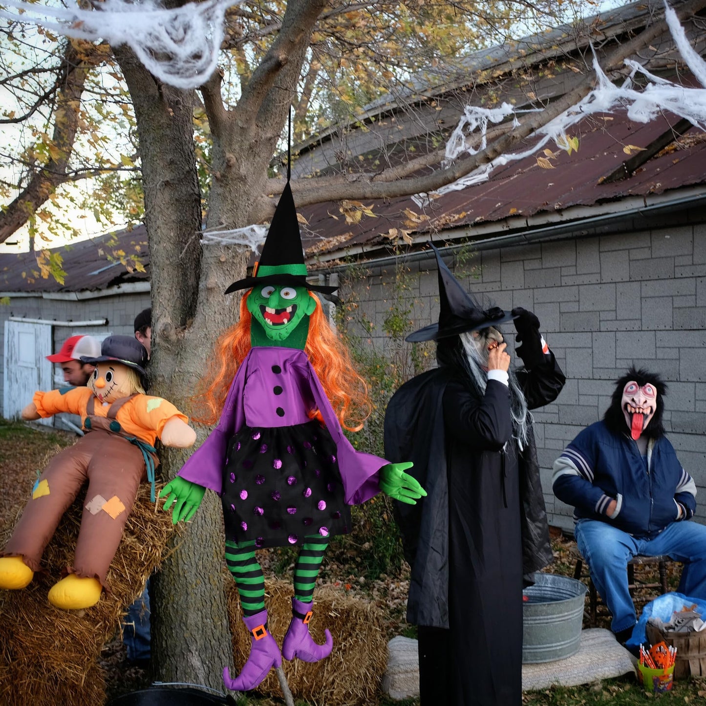 POPGIFTU 64" Crashing Witch into Tree