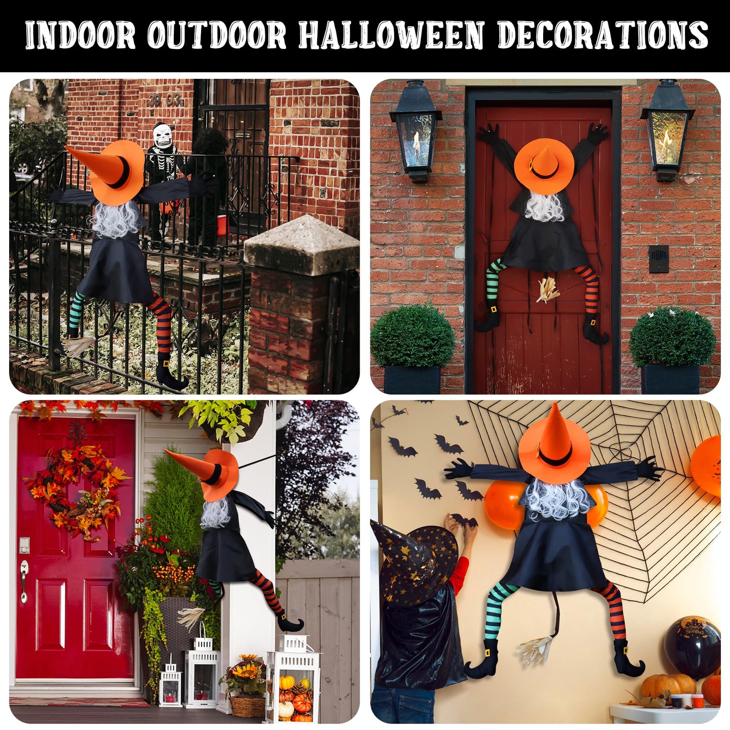 POPGIFTU 64" Crashing Witch into Tree