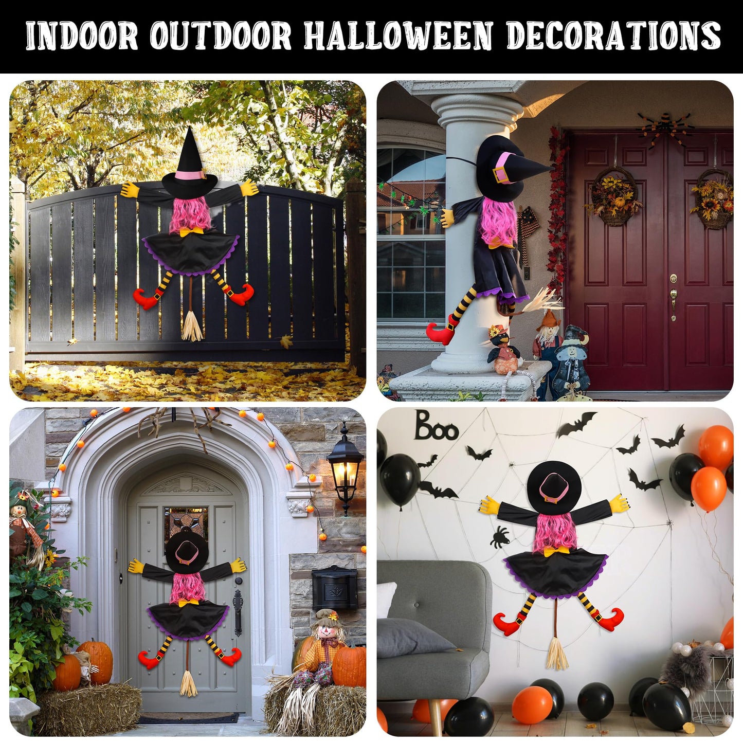 POPGIFTU 64" Crashing Witch into Tree