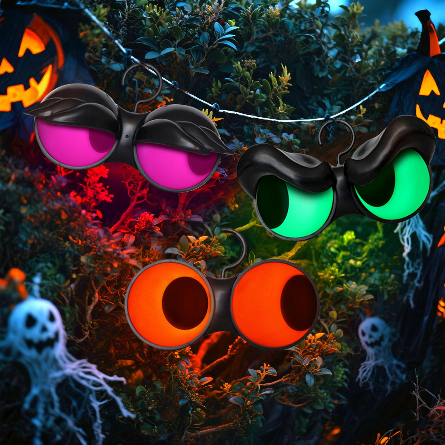 Joiedomi 3-Pack Flashing Peeping Eyes Lights