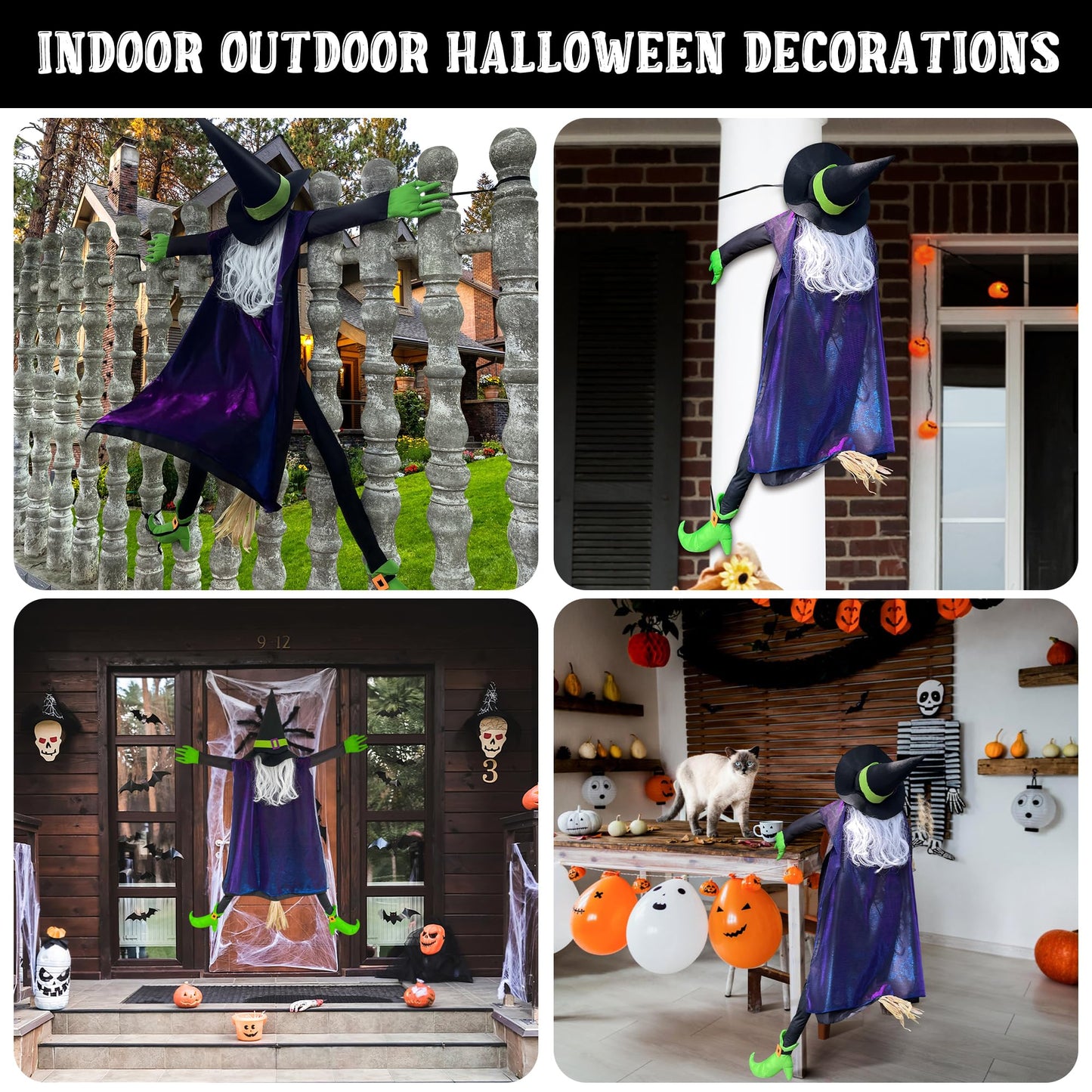 POPGIFTU 64" Crashing Witch into Tree
