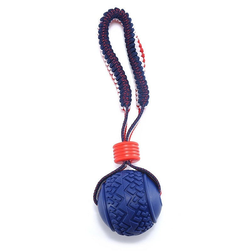 Dog Chew Ball with Rope - Raifaonline