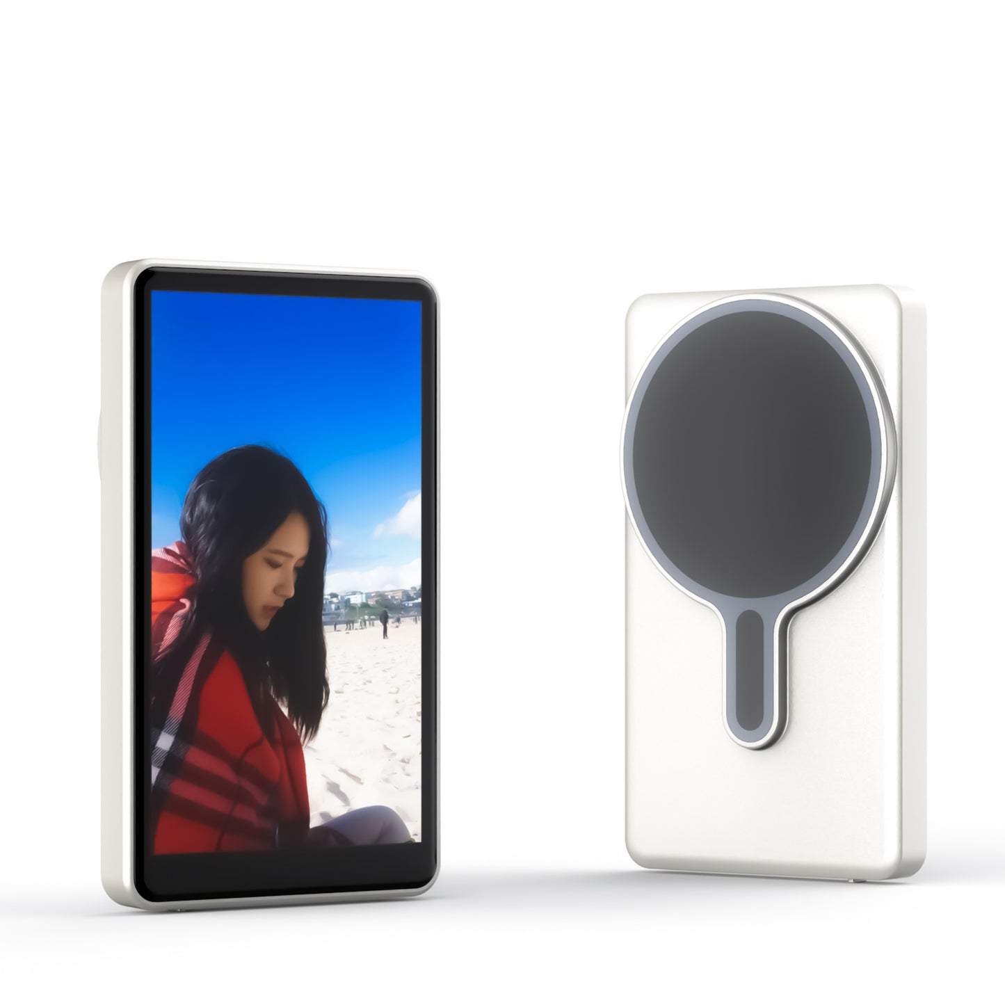 Magnetic Cell Phone Vlog Self Timer Monitor Screen Using Rear Camera Monitor