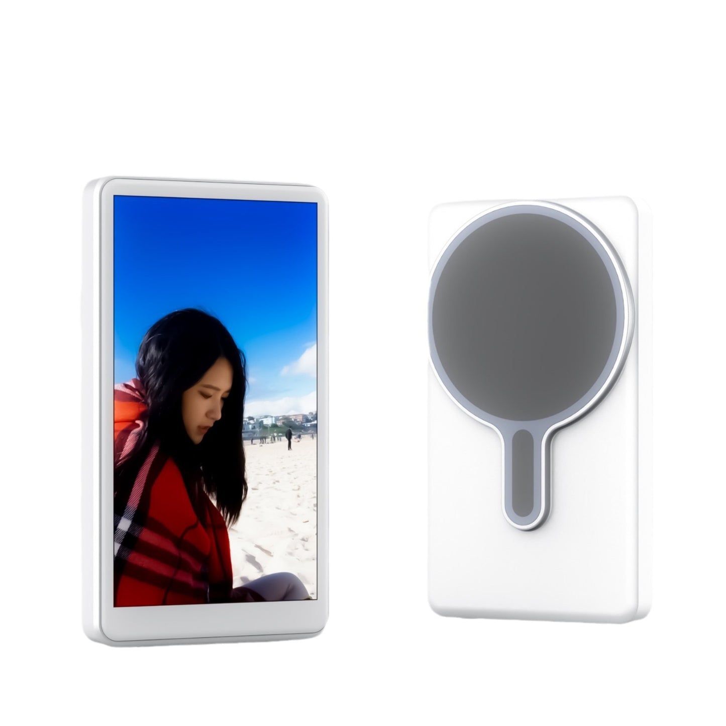 Magnetic Cell Phone Vlog Self Timer Monitor Screen Using Rear Camera Monitor