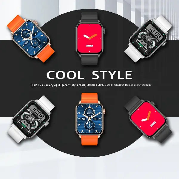 Smart Watch with Sleep Blood Pressure and Oxygen Monitoring