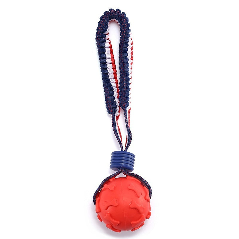 Dog Chew Ball with Rope - Raifaonline