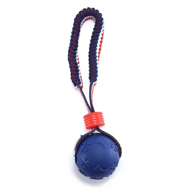 Dog Chew Ball with Rope - Raifaonline