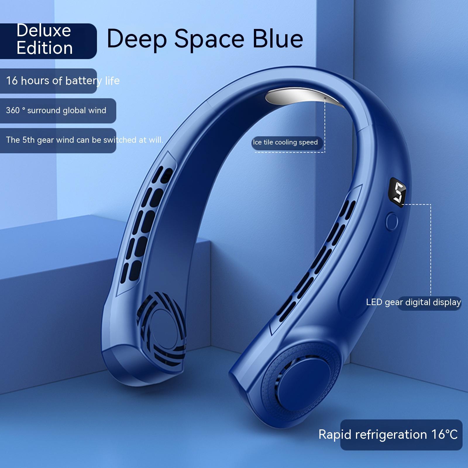 Portable Mute Multifunctional Hanging Neck Fan - Raifaonline