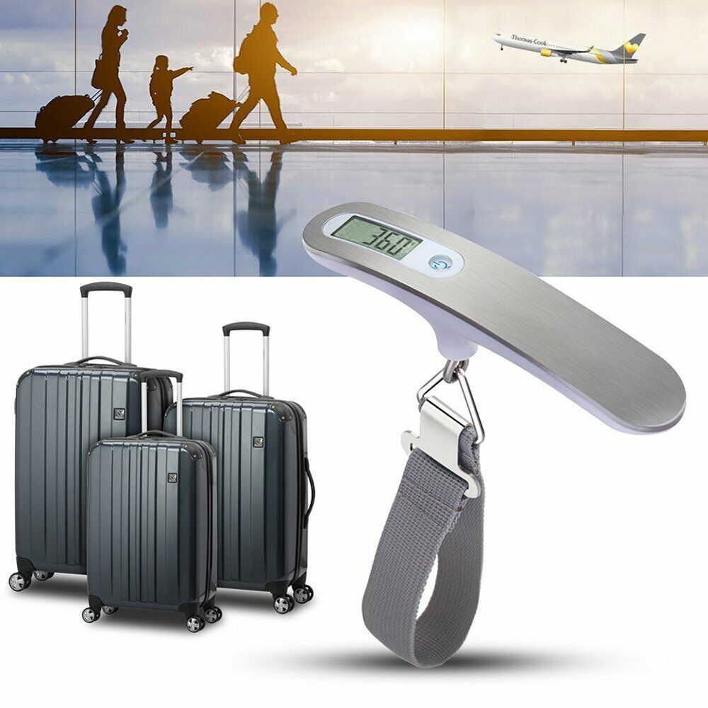 Portable LCD Digital Luggage Scale with Belt for Travel - Raifaonline