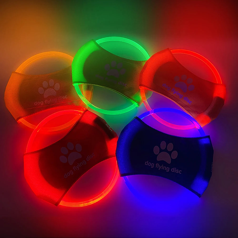 LED Glowing Dog Flying Disc - Raifaonline