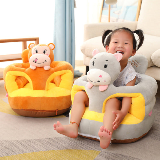Cute Anti-rollover Baby Learns To Sit On Sofa Cartoon Plush Toys - Raifaonline