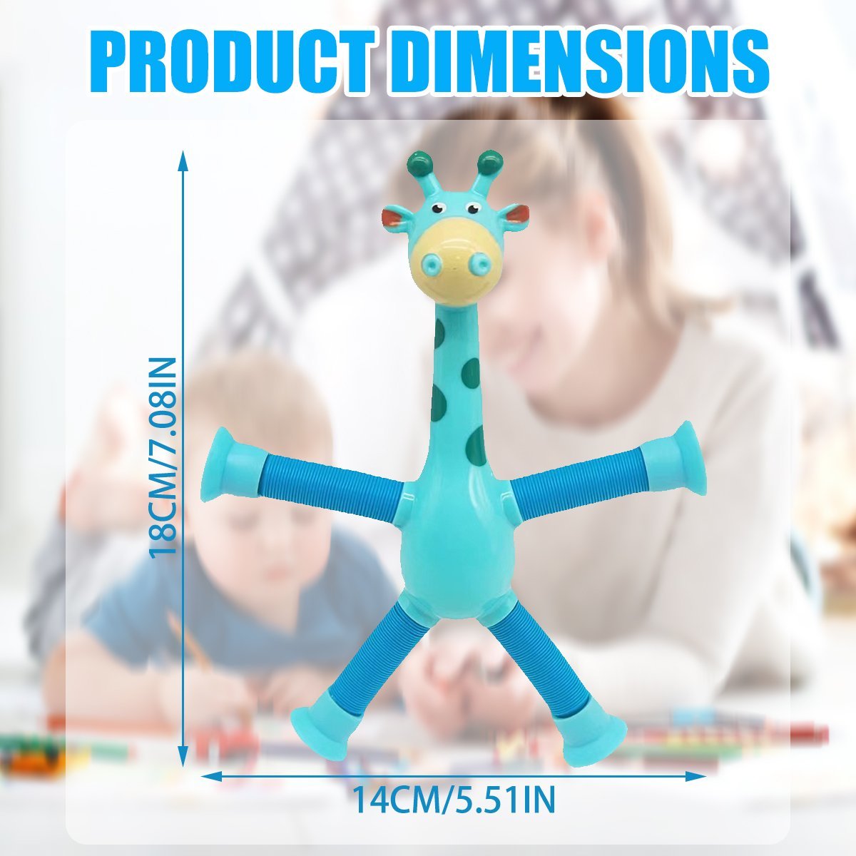 Giraffe Tubes Sensory Toys - Raifaonline