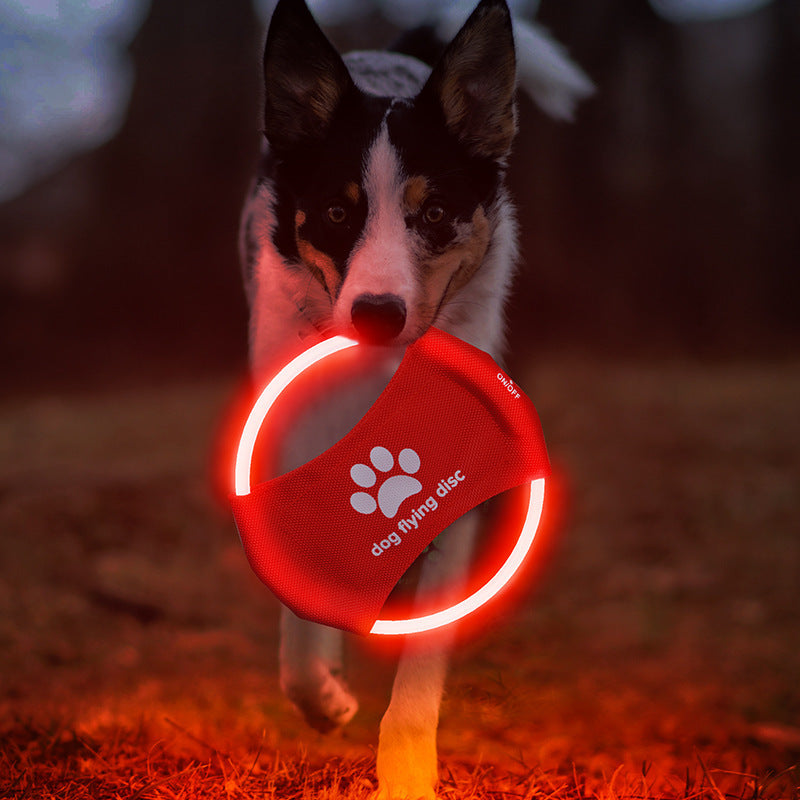LED Glowing Dog Flying Disc - Raifaonline