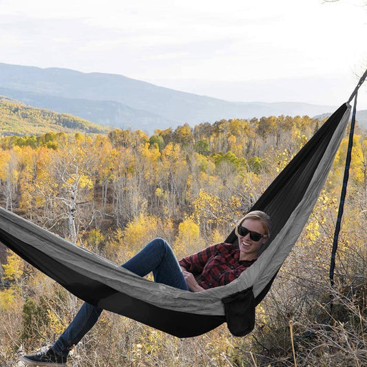 Double Travel Hammock for Camping and Garden Use - Raifaonline