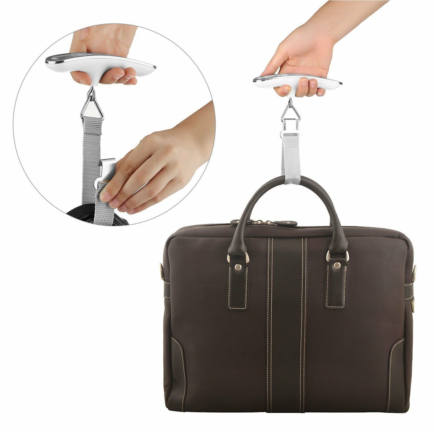 Portable LCD Digital Luggage Scale with Belt for Travel - Raifaonline