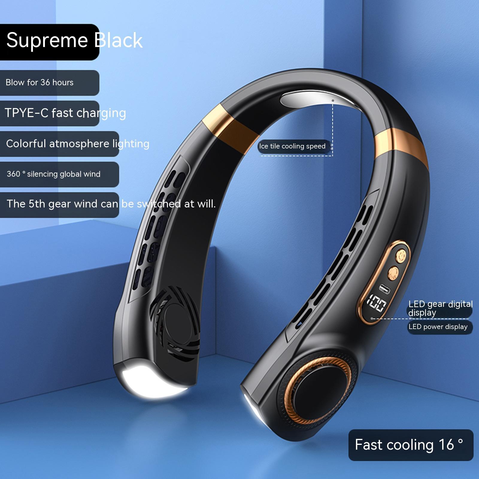 Portable Mute Multifunctional Hanging Neck Fan - Raifaonline