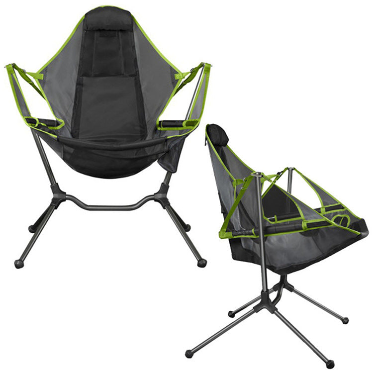 Outdoor Camping Rocking Chair Portable Folding Chairs - Raifaonline