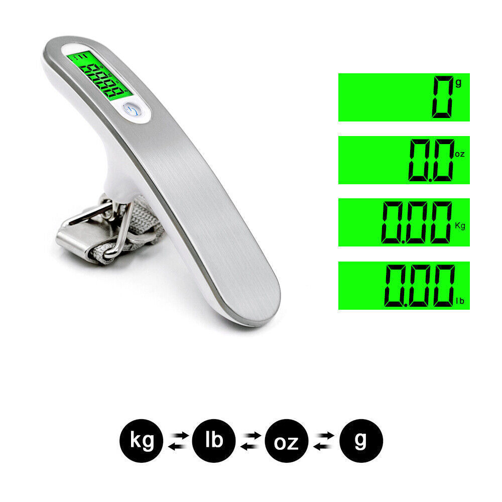 Portable LCD Digital Luggage Scale with Belt for Travel - Raifaonline