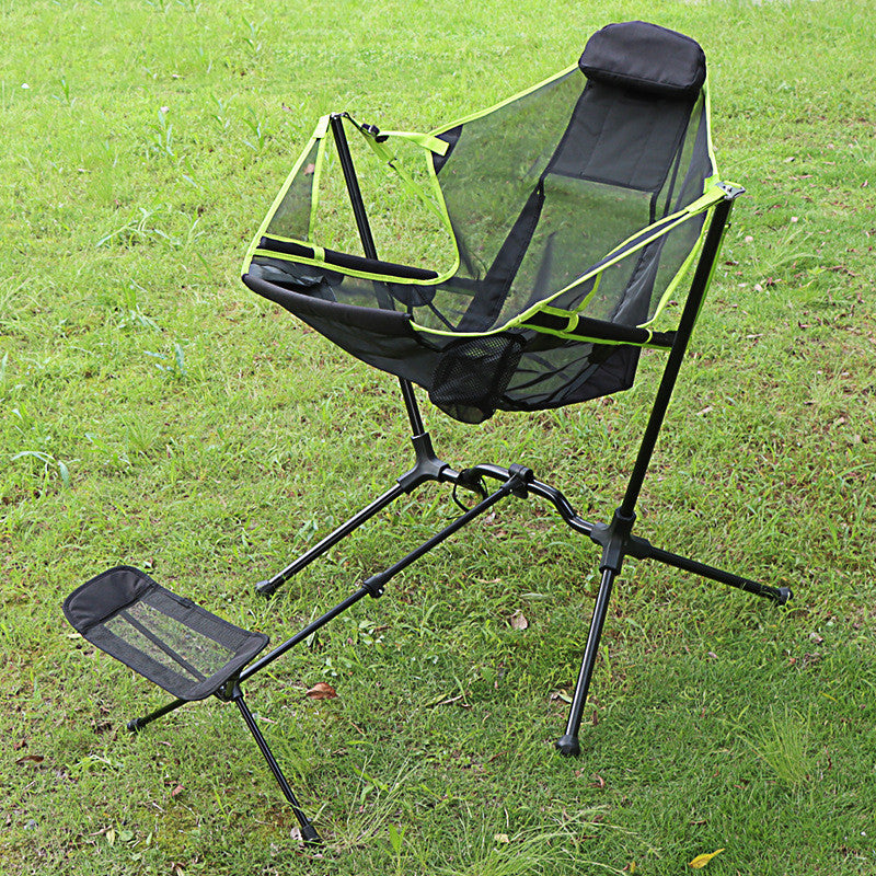 Outdoor Camping Rocking Chair Portable Folding Chairs - Raifaonline