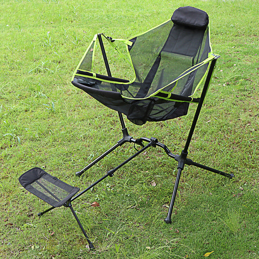 Outdoor Camping Rocking Chair Portable Folding Chairs - Raifaonline