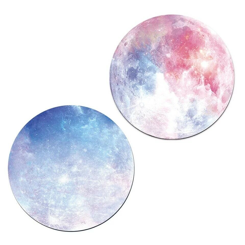 Space Round Mouse Pad PC Gaming Non Slip Mice Mat - Raifaonline