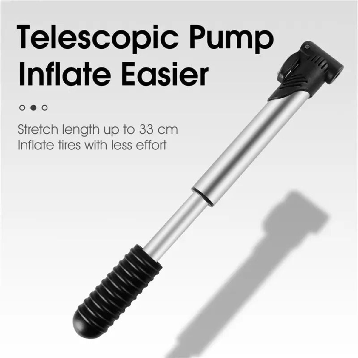 Portable Mini Bicycle Pump for Tires and Balls - Raifaonline