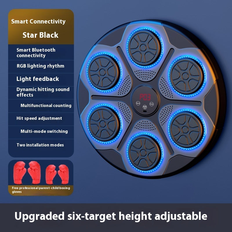 Music Boxing Machine with RGB Light and Bluetooth - Raifaonline