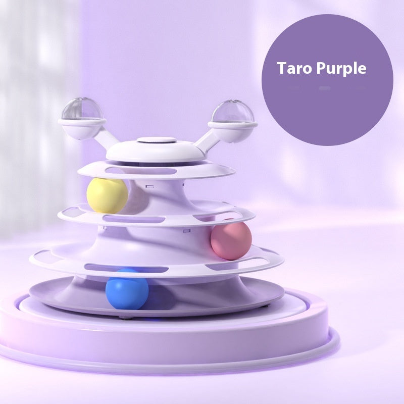 Cat Toy Tower with Rolling Balls - Raifaonline