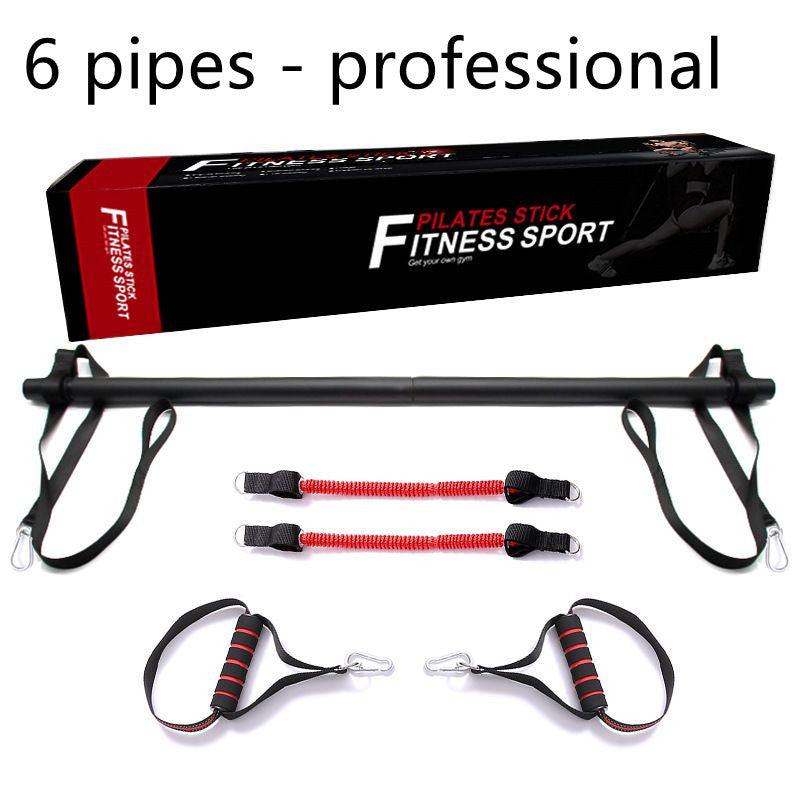 Pilates Bar Kit with Resistance Bands for Home Gym Workouts - Raifaonline
