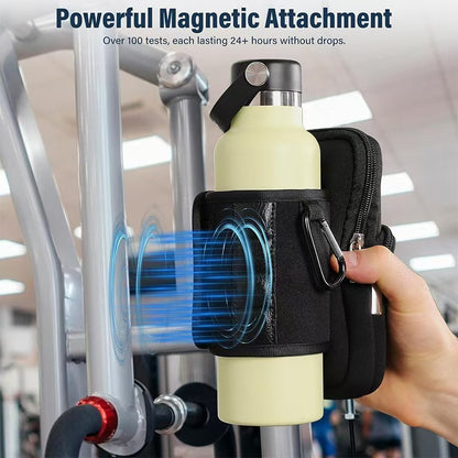 Universal Magnetic Gym Water Bottle Bag Holder