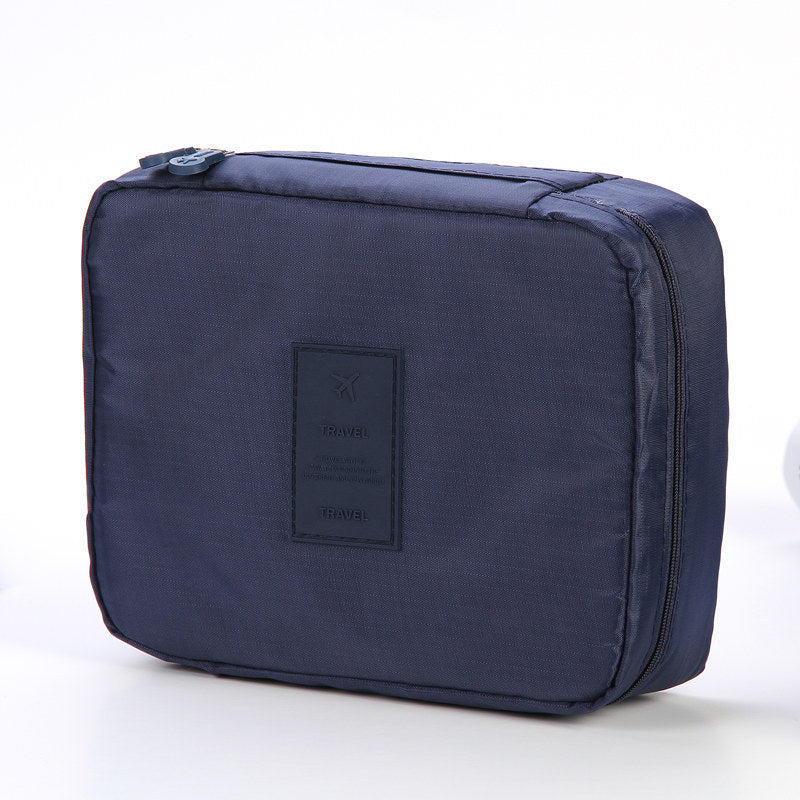 Portable Cosmetic Bag Waterproof Divider Multi-grid Pockets - Raifaonline