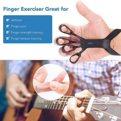 Silicone Finger Exerciser for Hand Grip and Pain Relief - Raifaonline