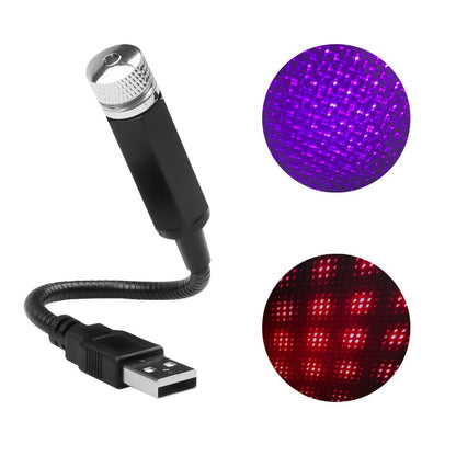 Romantic LED Car Roof Star Night Light Projector
