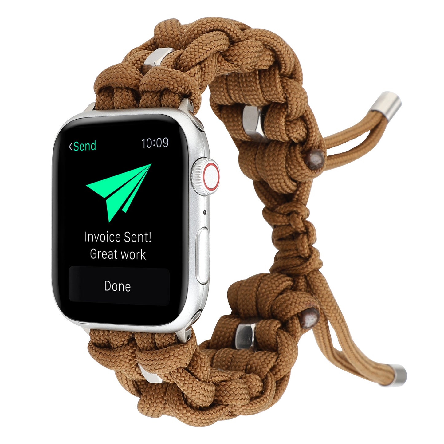 Outdoor umbrella cord braided strap Smart Watch - Raifaonline