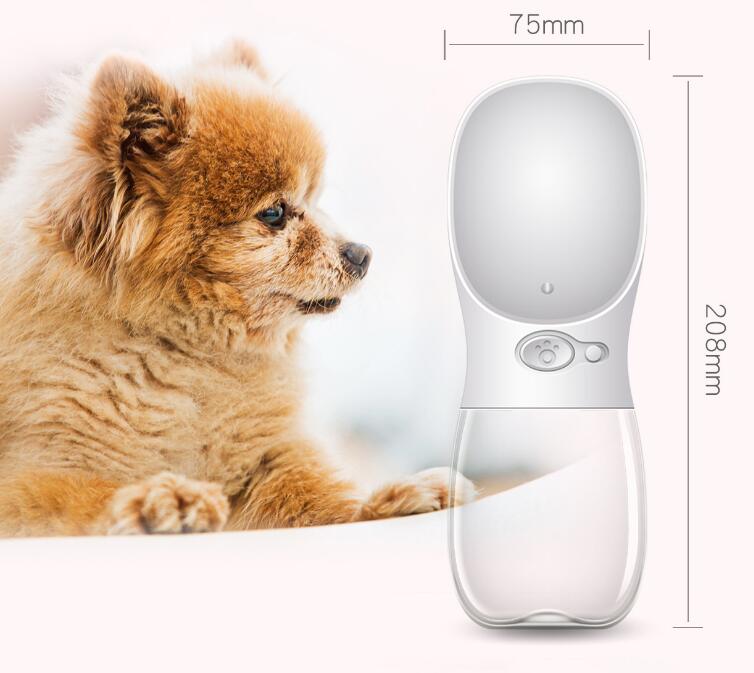 Portable Pet Water Bottle with Cup for Dogs & Cats