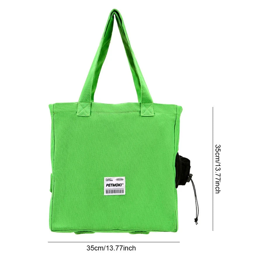 Canvas Cat & Dog Carrier Bag - Raifaonline
