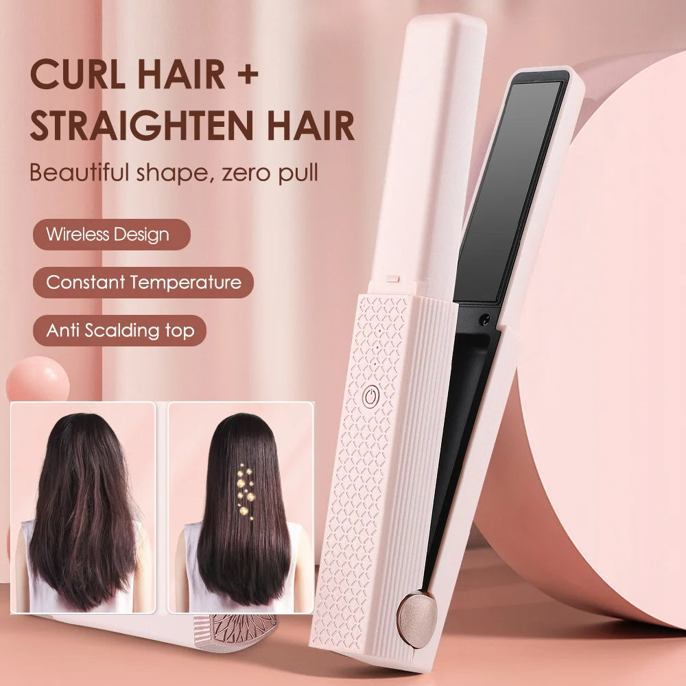 Mini Hair Straightener Cordless Usb Hair Straightener
