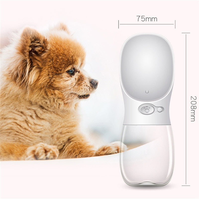 Portable Pet Water Bottle with Cup for Dogs & Cats