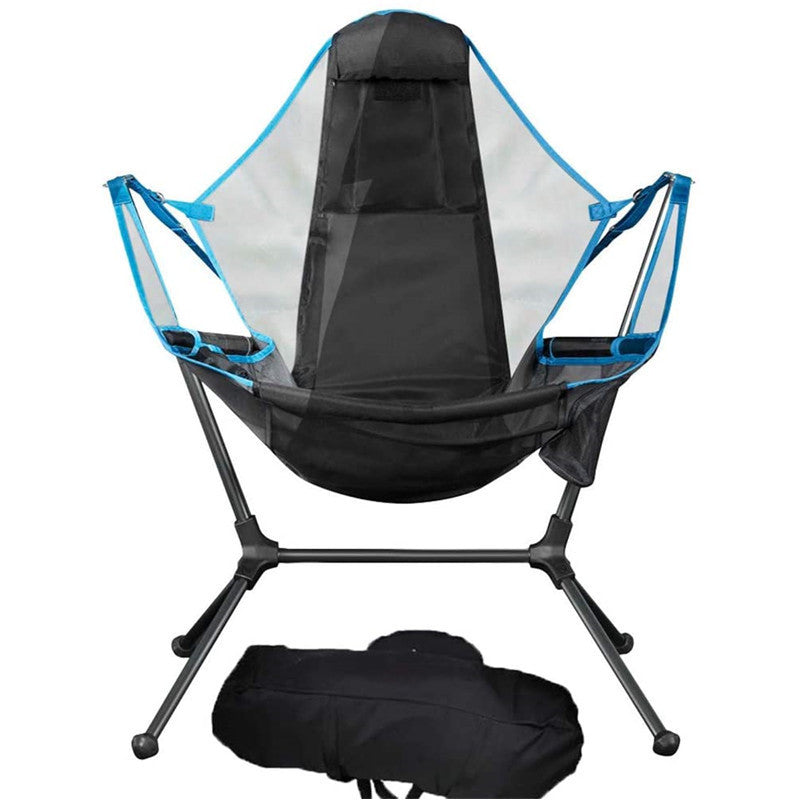 Outdoor Camping Rocking Chair Portable Folding Chairs - Raifaonline