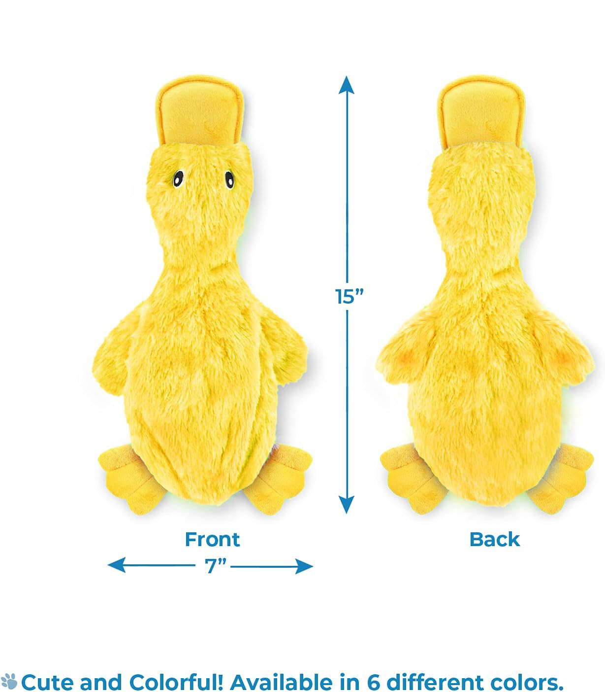 Plush Duck Squeaky Dog Toy for Pet