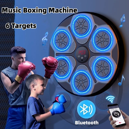 Music Boxing Machine with RGB Light and Bluetooth - Raifaonline