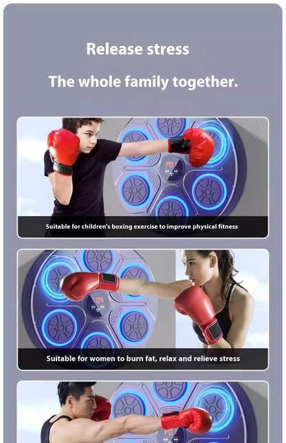 Music Boxing Machine with RGB Light and Bluetooth - Raifaonline