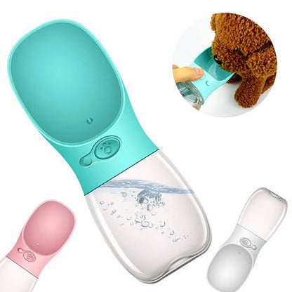 Portable Pet Water Bottle with Cup for Dogs & Cats